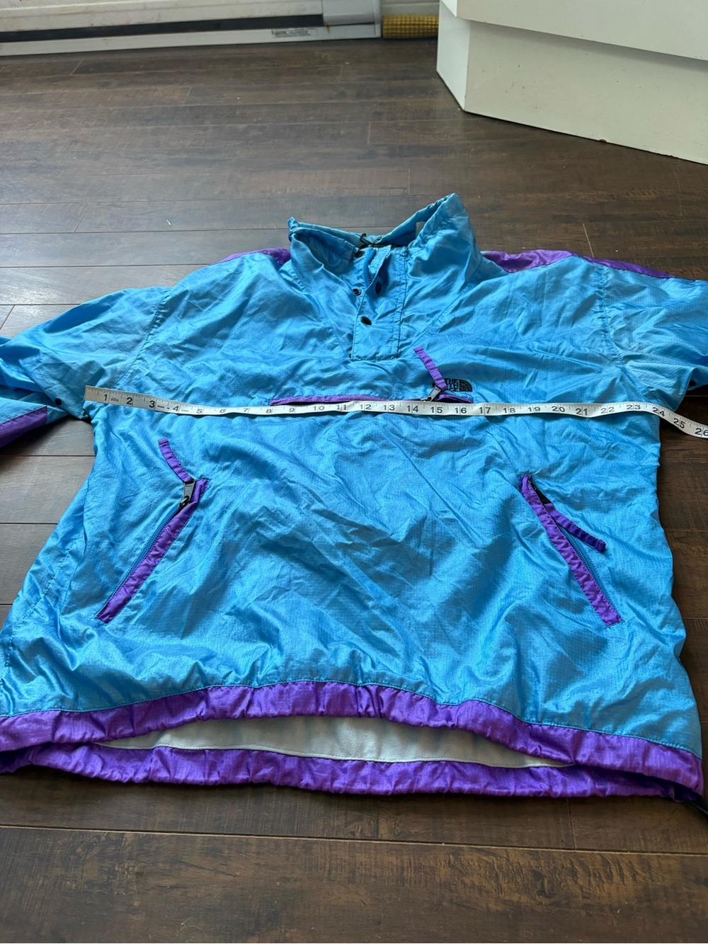 The North Face vintage streetwear Y2K Colour block lightweight Windbreaker - Picture 6 of 10